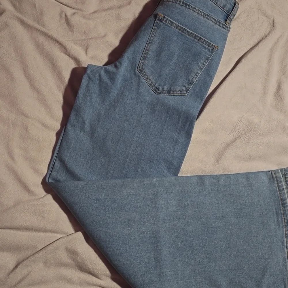 Almost Famous Sparkling Blue Flare Jeans - Picture 6 of 12